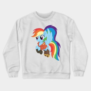 Rainbow Dash as future Catra Crewneck Sweatshirt